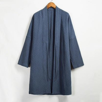 Urbansocietyimport KIMONOS XS / GRAY BLUE Deizo Men's Robe