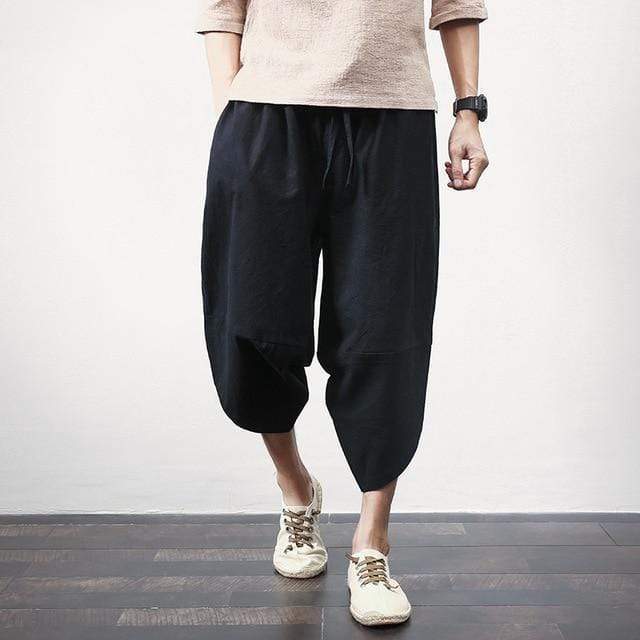 urbansocietyimport PANTS Black / XS Eiburi Traditional Linen Lounge Pants
