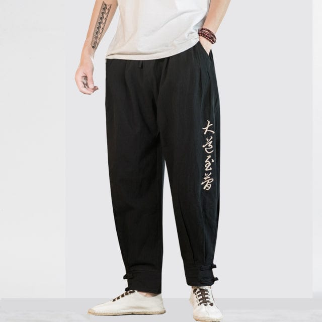 Rapper Store PANTS XS / black Kanji Dojo Pants